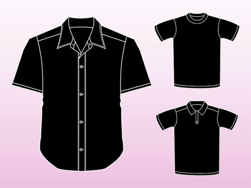 desain kemeja polos