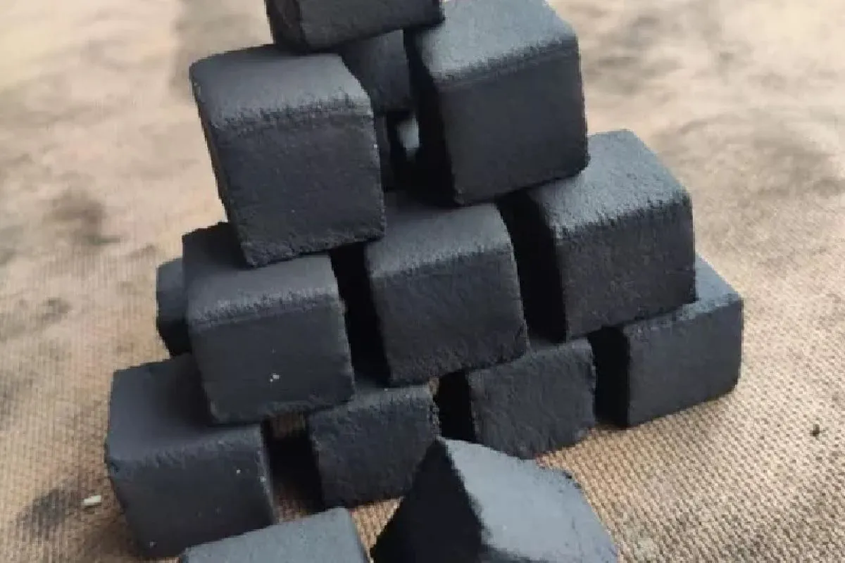 Charcoal Briquettes with Less Ash
