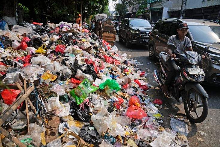rak majalah plastik daur