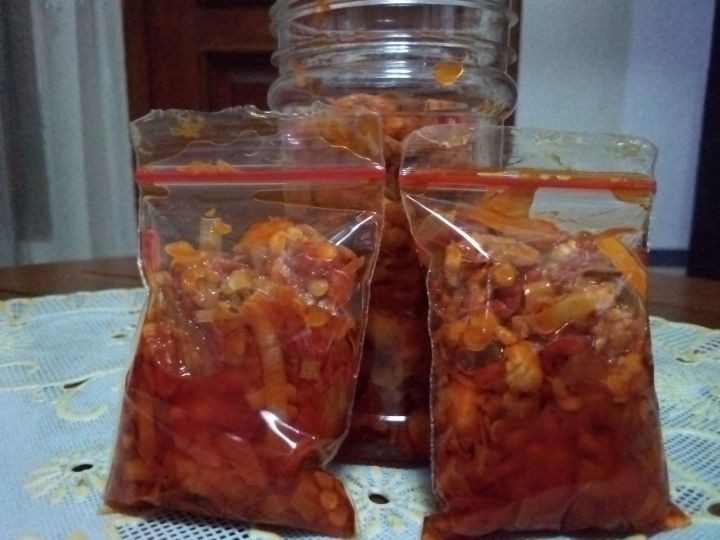 Sambel Cumi Kemasan Mini yang Bisa di bawa kemana sahaja