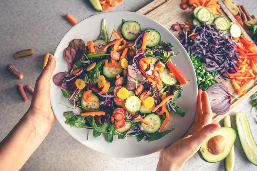Kontrol Kualitas Makanan Vegetarian Sehat Higienis
