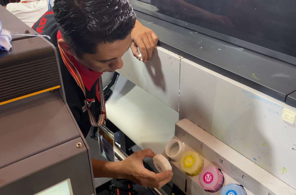 bagaimana mengatur densitas tinta tinggi pada sublim printing
