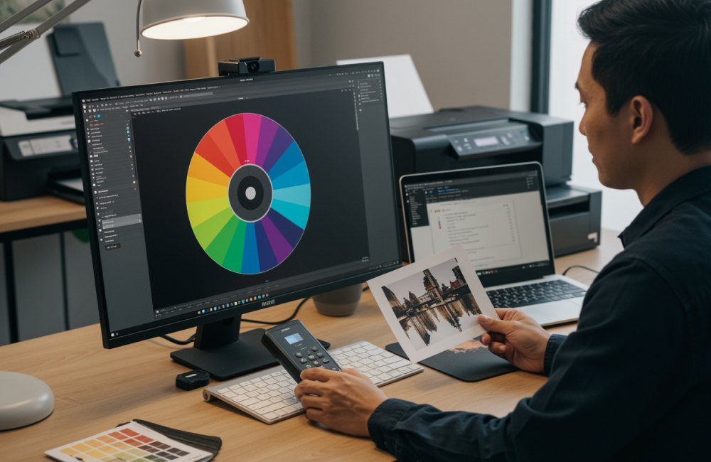 Metode Sinkronisasi Warna Monitor dan Mesin Printing