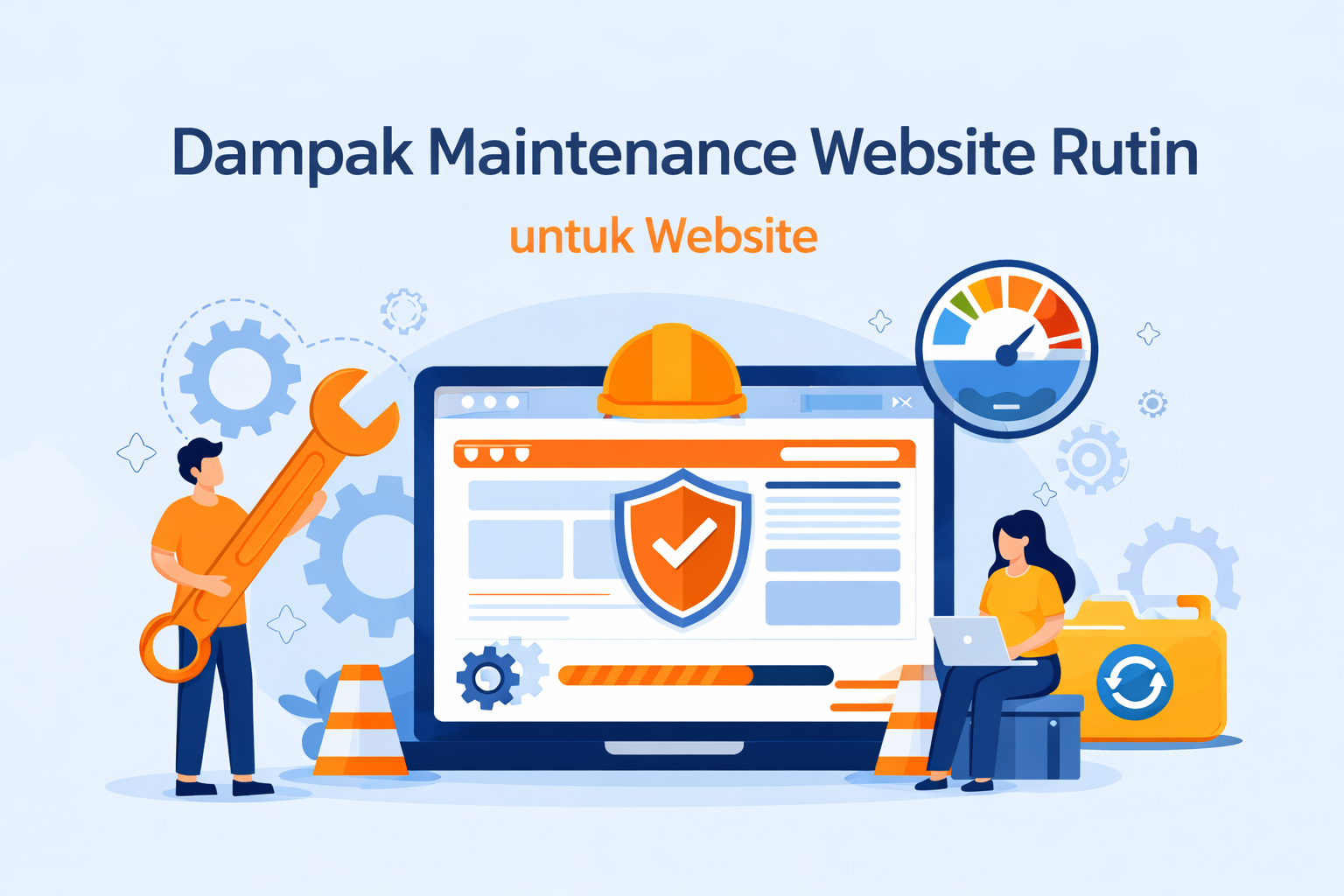 dampak maintenance website rutin