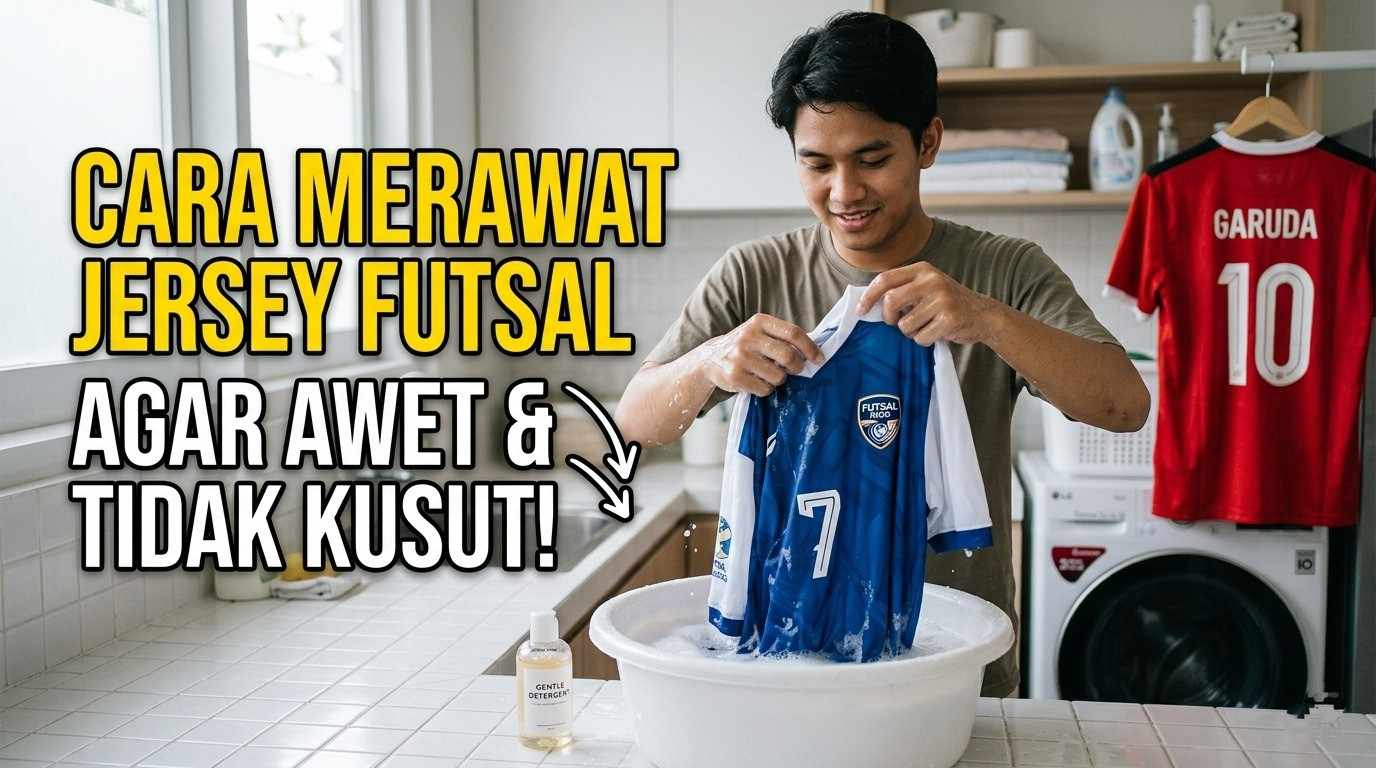 cara merawat jersey futsal agar awet