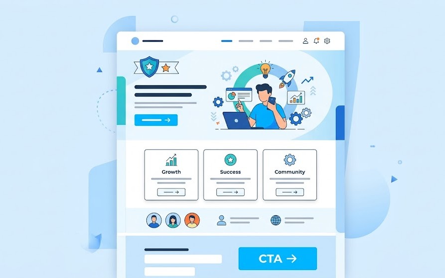 prinsip desain landing page