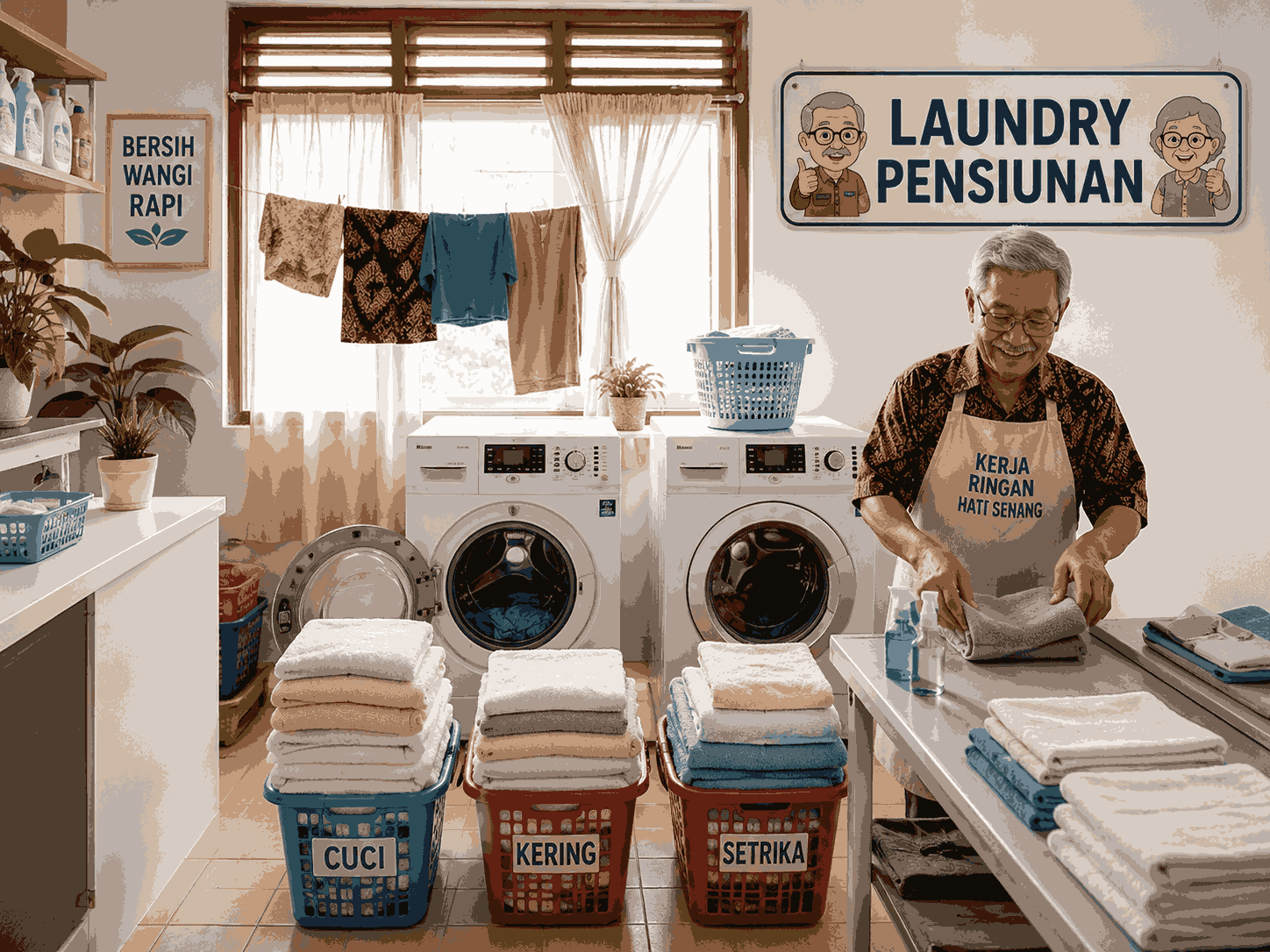 Bisnis Laundry Modal Ringan